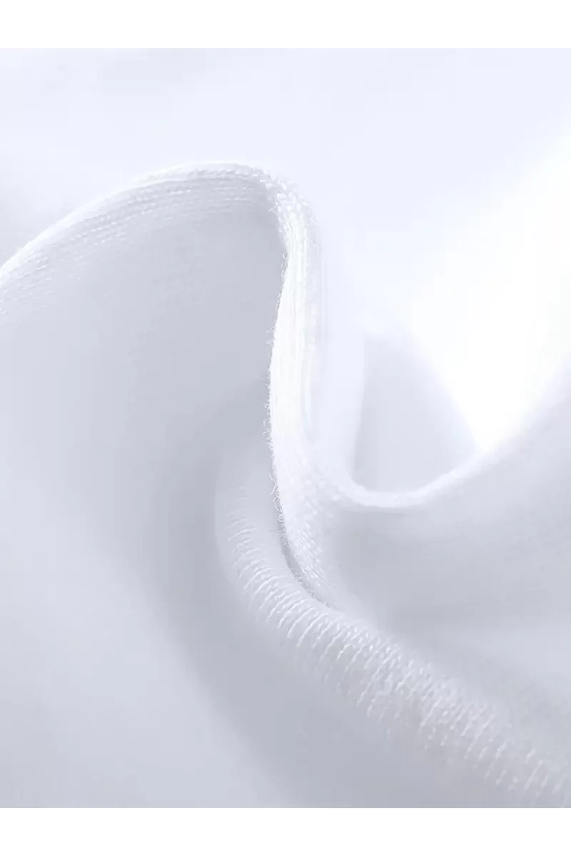 Büyük Beden Baskılı T-Shirt - Beyaz