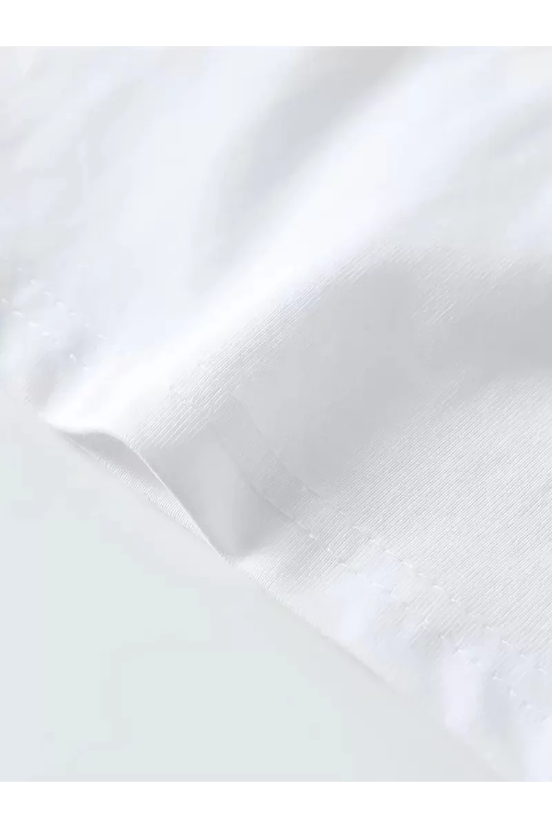 Büyük Beden Baskılı T-Shirt - Beyaz