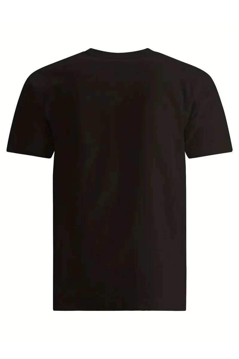 Oversize Bisiklet Yaka Spaceballs Baskılı T-Shirt - Siyah