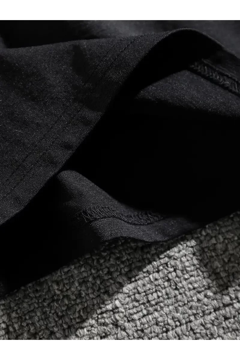 Büyük Beden Dağ Grafikli T-Shirt - Siyah