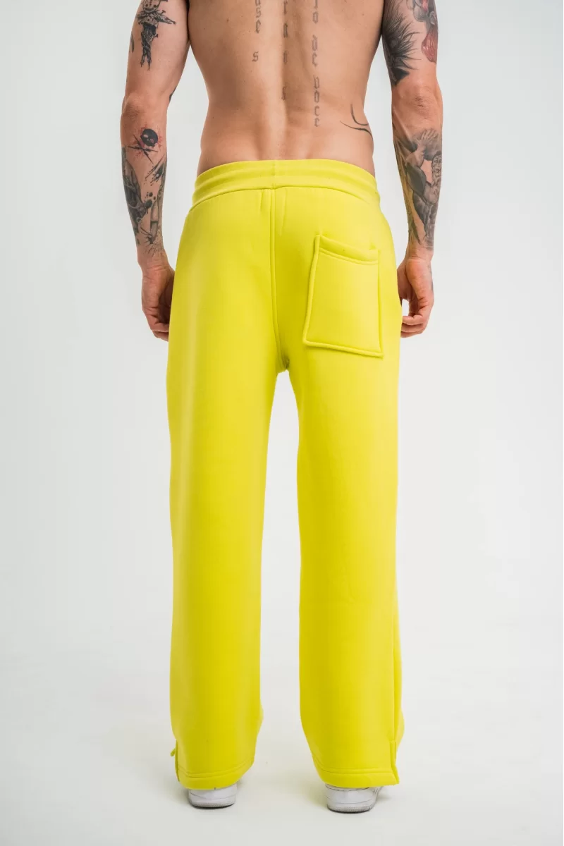 Boru Paça Baggy Eşofman Pantolon - Sari