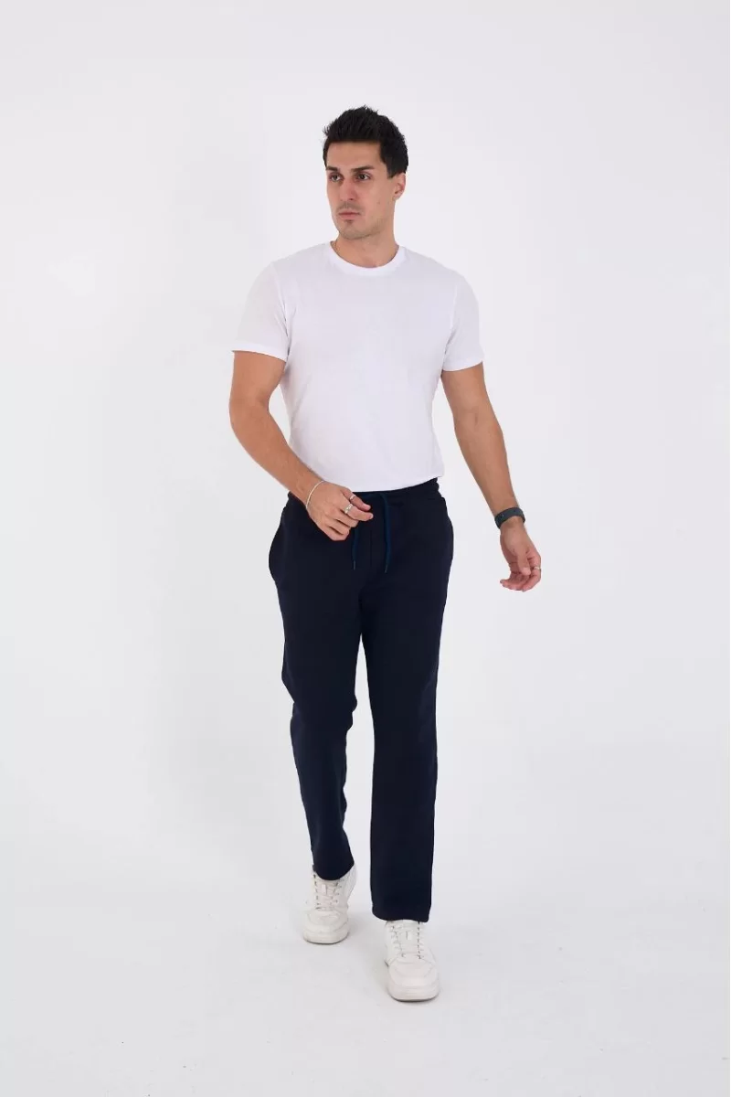 Üç İplik Basic Eşofman Pantolon - Lacivert