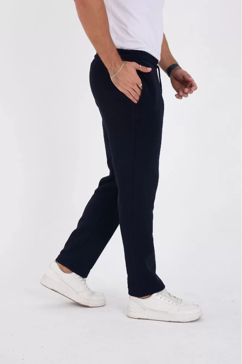 Üç İplik Basic Eşofman Pantolon - Lacivert