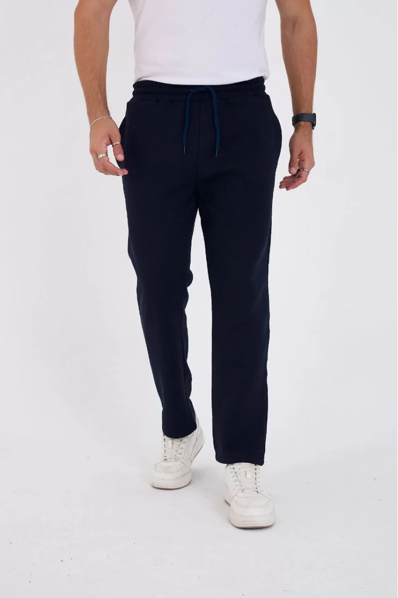 Üç İplik Basic Eşofman Pantolon - Lacivert