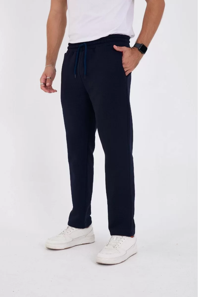 Üç İplik Basic Eşofman Pantolon - Lacivert