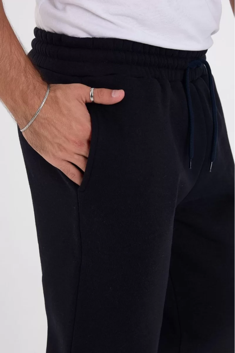 Üç İplik Basic Eşofman Pantolon - Lacivert